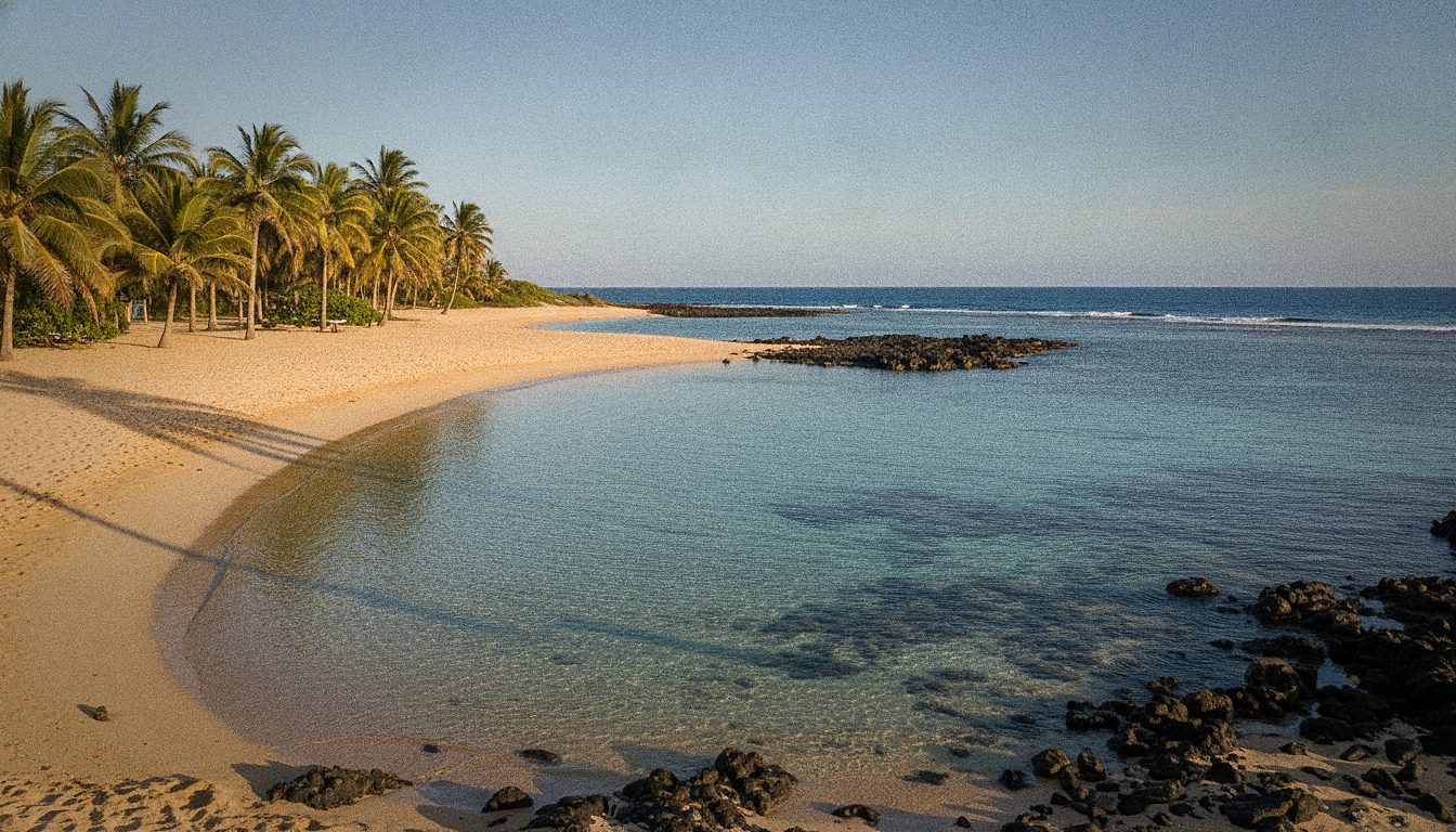 Plage de l'ouest de la Réunion