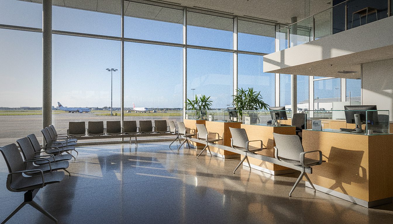 Comptoir de location de voiture Sixt à l'aéroport de la Réunion
